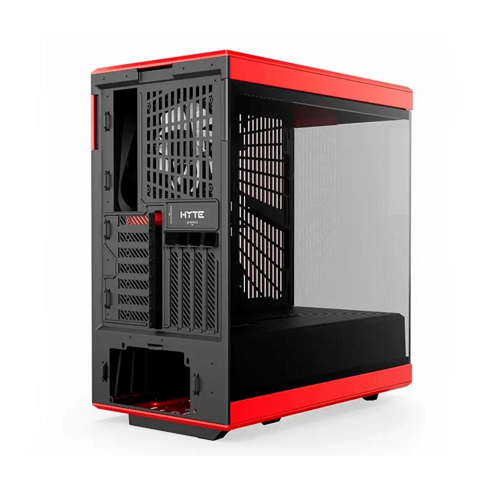 Gabinete Gamer Hyte Y40, Mid Tower, ATX, Vidro Temperado, 2x Fans, Preto e Vermelho - CS-HYTE-Y40-BR Gabinete Gamer Hyte Y40, Mid Tower, ATX, Vidro Temperado, 2x Fans, Preto e Vermelho - CS-HYTE-Y40-BR