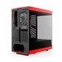 Gabinete Gamer Hyte Y40, Mid Tower, ATX, Vidro Temperado, 2x Fans, Preto e Vermelho - CS-HYTE-Y40-BR