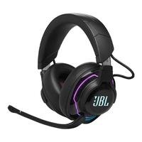 Headset JBL Quantum 910 Gamer Wireless RGB Hi-Res   O JBL QuantumSPHERE 360, com tecnologia JBL QuantumENGINE, disponível através do dongle/adaptador 