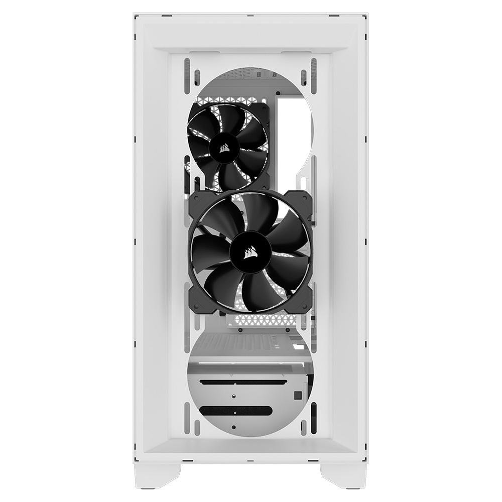 Gabinete Gamer Corsair 3000D Airflow, Mid-Tower, ATX, Lateral em Vidro Temperado, 2x FAN, Branco - CC-9011252-WW - view 4