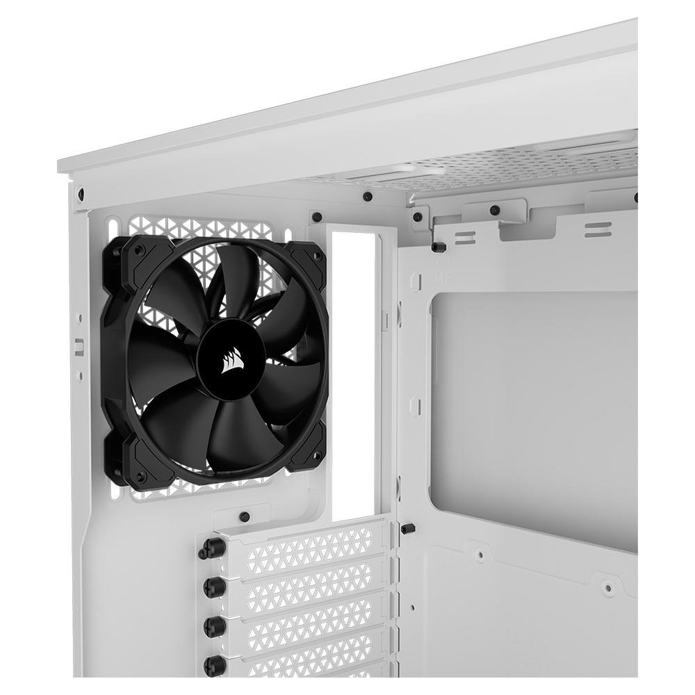 Gabinete Gamer Corsair 3000D Airflow, Mid-Tower, ATX, Lateral em Vidro Temperado, 2x FAN, Branco - CC-9011252-WW - view 6