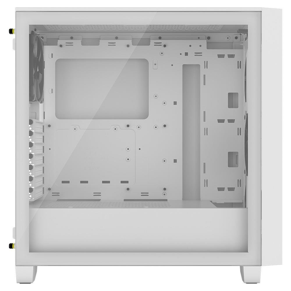 Gabinete Gamer Corsair 3000D Airflow, Mid-Tower, ATX, Lateral em Vidro Temperado, 2x FAN, Branco - CC-9011252-WW - view 7