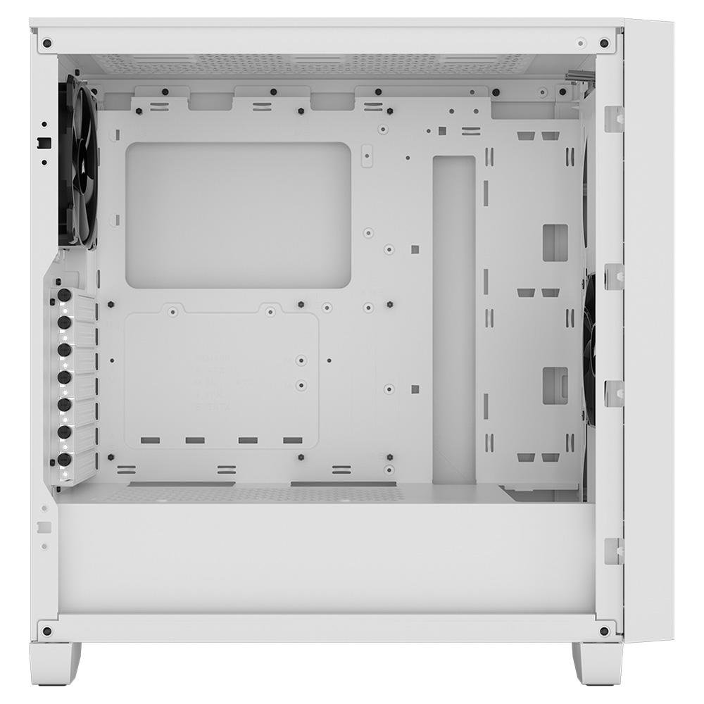 Gabinete Gamer Corsair 3000D Airflow, Mid-Tower, ATX, Lateral em Vidro Temperado, 2x FAN, Branco - CC-9011252-WW - view 10