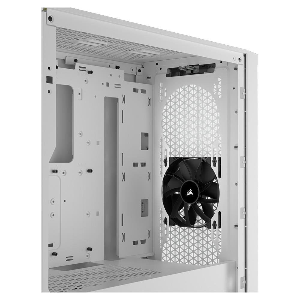 Gabinete Gamer Corsair 3000D Airflow, Mid-Tower, ATX, Lateral em Vidro Temperado, 2x FAN, Branco - CC-9011252-WW - view 12