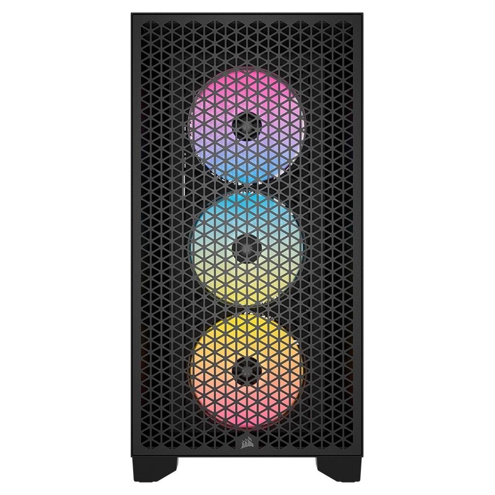 Gabinete Gamer ( Balão.info) 3000D RGB Airflow, Mid-Tower, ATX, Lateral em Vidro Temperado, com FAN, Preto - CC-( Balão.info)-WW - view 2