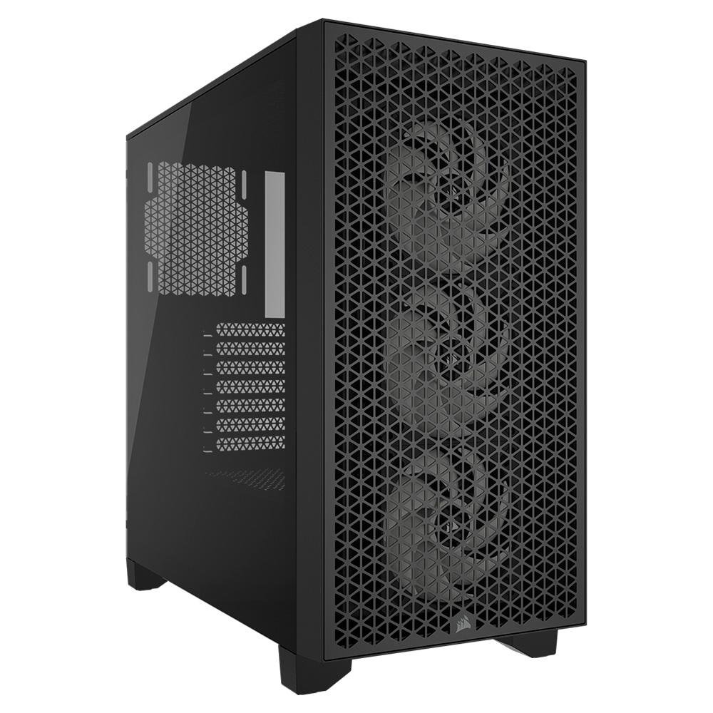 Imagem 18 de 20 do produto Gabinete Gamer Corsair 3000D RGB Airflow, Mid-Tower, ATX, Lateral em Vidro Temperado, com FAN, Preto - CC-9011255-WW