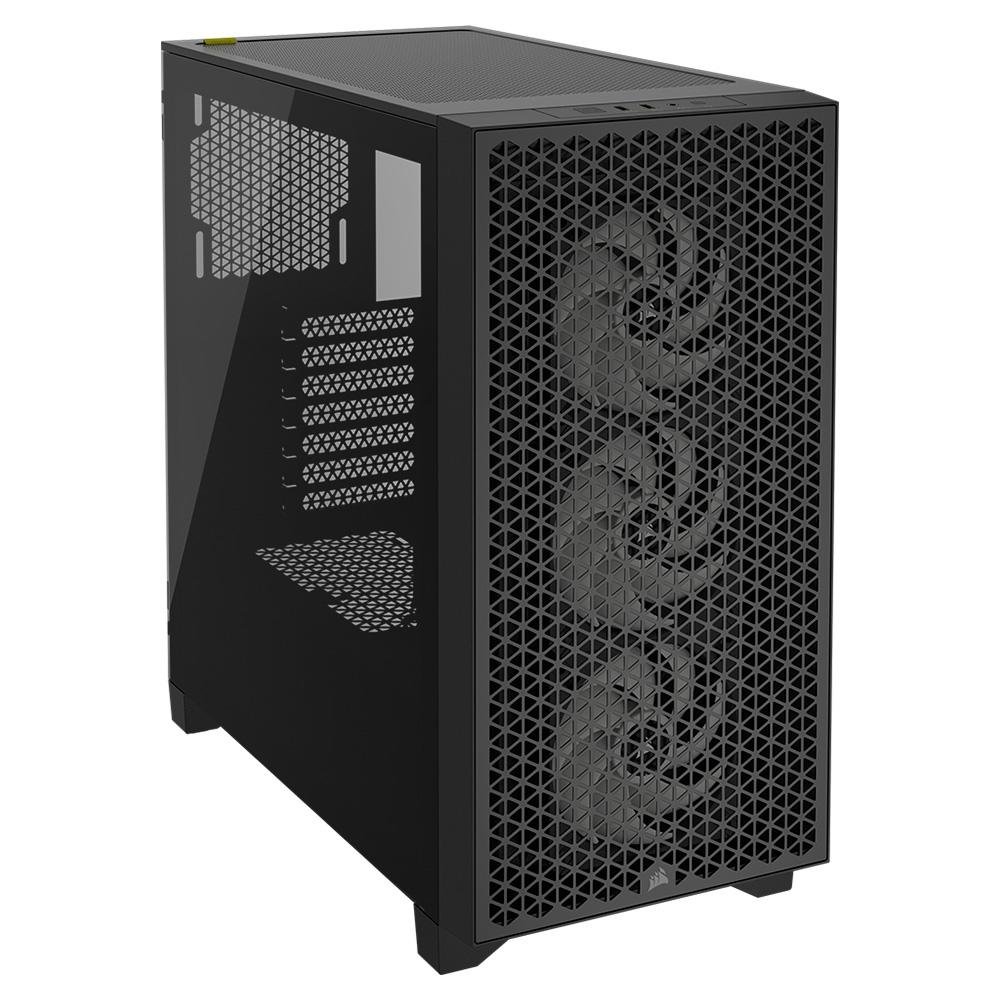 Imagem 13 de 20 do produto Gabinete Gamer Corsair 3000D RGB Airflow, Mid-Tower, ATX, Lateral em Vidro Temperado, com FAN, Preto - CC-9011255-WW