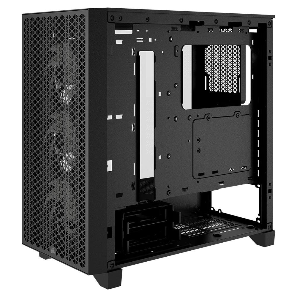 Imagem 7 de 20 do produto Gabinete Gamer Corsair 3000D RGB Airflow, Mid-Tower, ATX, Lateral em Vidro Temperado, com FAN, Preto - CC-9011255-WW
