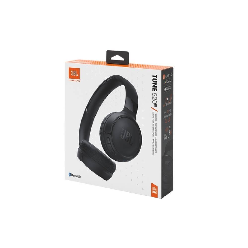 Fone de Ouvido Sem Fio JBL Tune 520BT, Bluetooth, com Microfone, Preto - JBLT520BTBLK - view 8