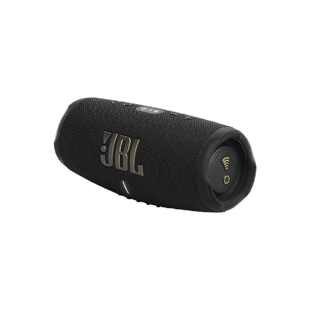 Caixa de Som Bluetooth e Wi-Fi JBL Charge 5, 30W RMS, AirPlay e Spotify Connect, Preto - JBLCHARGE5WIFIBLK - view 2