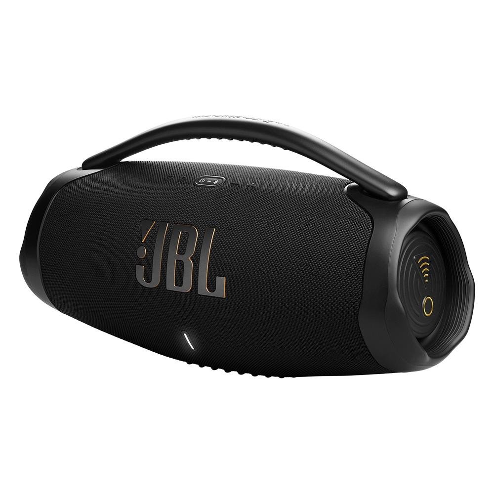 Caixa de Som Portátil JBL Boombox 3, Wi-Fi, Bluetooth, 80W RMS, À Prova d'água, Até 24Hrs de Bateria, Preto - JBLBB3WIFIBLKBR - view 2