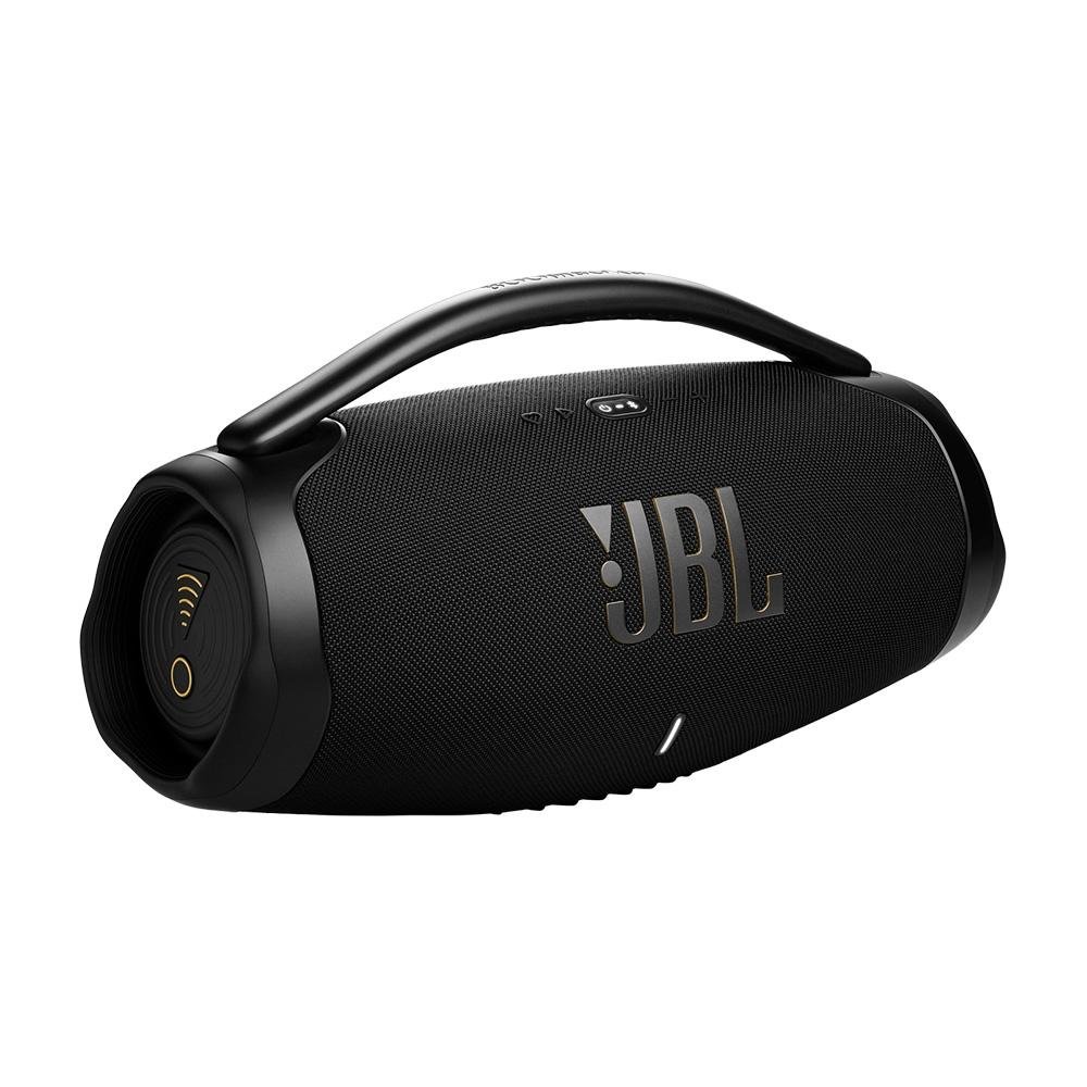 Caixa de Som Portátil JBL Boombox 3, Wi-Fi, Bluetooth, 80W RMS, À Prova d'água, Até 24Hrs de Bateria, Preto - JBLBB3WIFIBLKBR - view 3