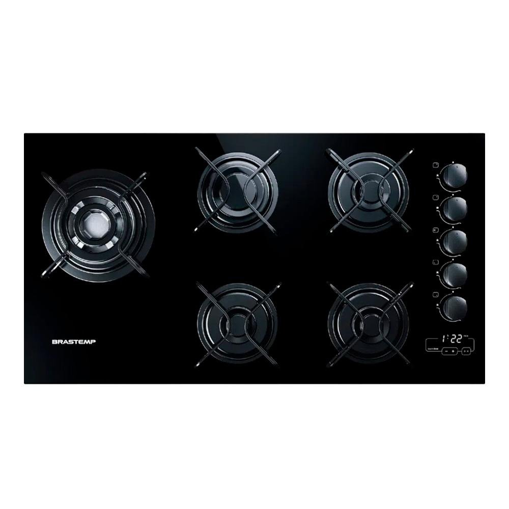 Cooktop Brastemp Timer, 5 Bocas KaBuM!