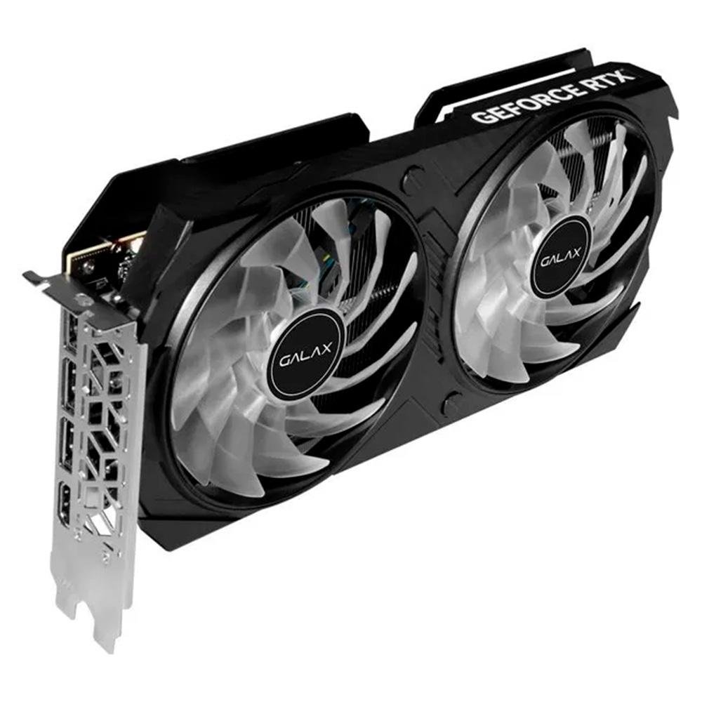 Placa de Vídeo RTX 4060 EX 1-Click OC Galax NVIDIA GeForce, 8GB GDDR6, ARGB, DLSS, Ray Tracing - 46NSL8MD8MEX Placa de Vídeo RTX 4060 EX 1-Click OC Galax NVIDIA GeForce, 8GB GDDR6, ARGB, DLSS, Ray Tracing - 46NSL8MD8MEX
