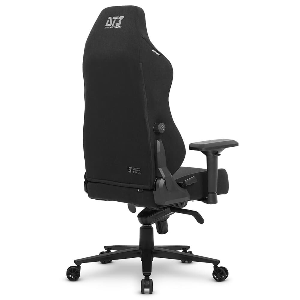 Imagem 3 de 6 do produto Cadeira Gamer Ergonômica DT3 Nero XL, Até 140Kg, Com Almofada, Descanso de Braço 4D, Preto - 13634-7