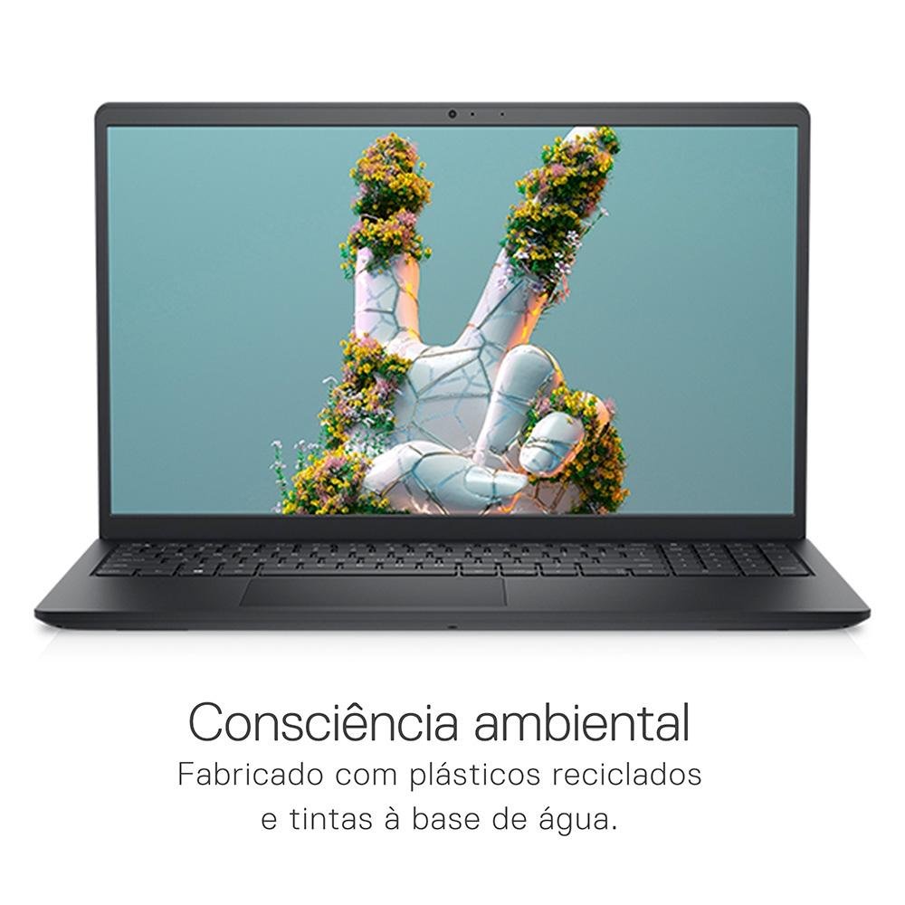 Notebook Dell Inspiron 15 AMD Ryzen 5 5500U, 8GB RAM, SSD 512GB, 15.6" FHD, Win 11, Preto - I15-a0505-A20P Notebook Dell Inspiron 15 AMD Ryzen 5 5500U, 8GB RAM, SSD 512GB, 15.6" FHD, Win 11, Preto - I15-a0505-A20P