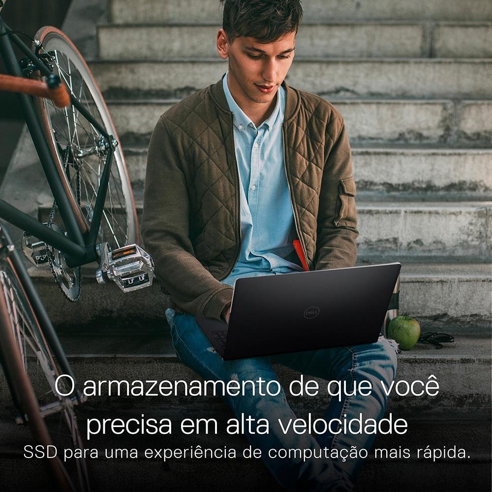Imagem 8 de 8 do produto Notebook Dell Inspiron 15 AMD Ryzen 5 5500U, 8GB RAM, SSD 512GB, 15.6" FHD, Win 11, Preto - I15-a0505-A20P