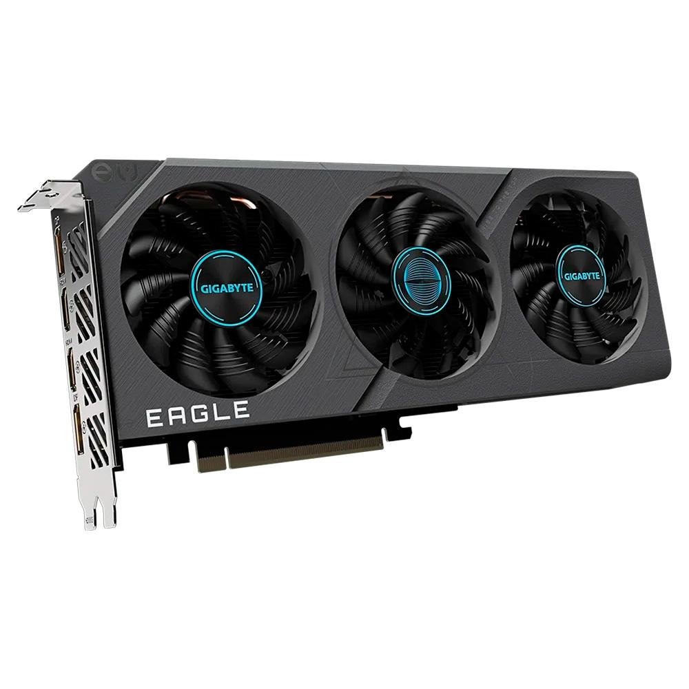 Placa de Vídeo RTX 4060 EAGLE OC Gigabyte NVIDIA GeForce, 8GB GDDR6, DLSS, Ray Tracing - GV-N4060EAGLE OC-8GD