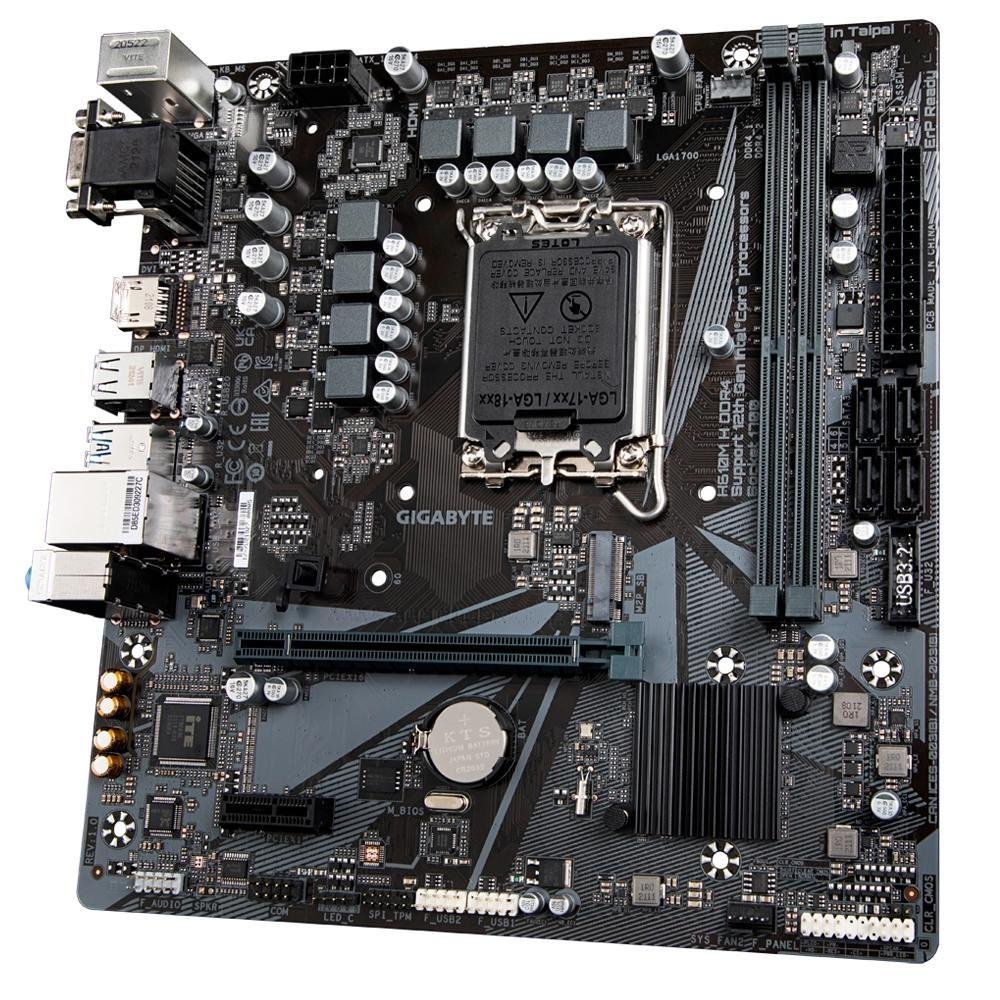 Processador Intel Core i3-13100F + Placa Mãe Gigabyte H610M