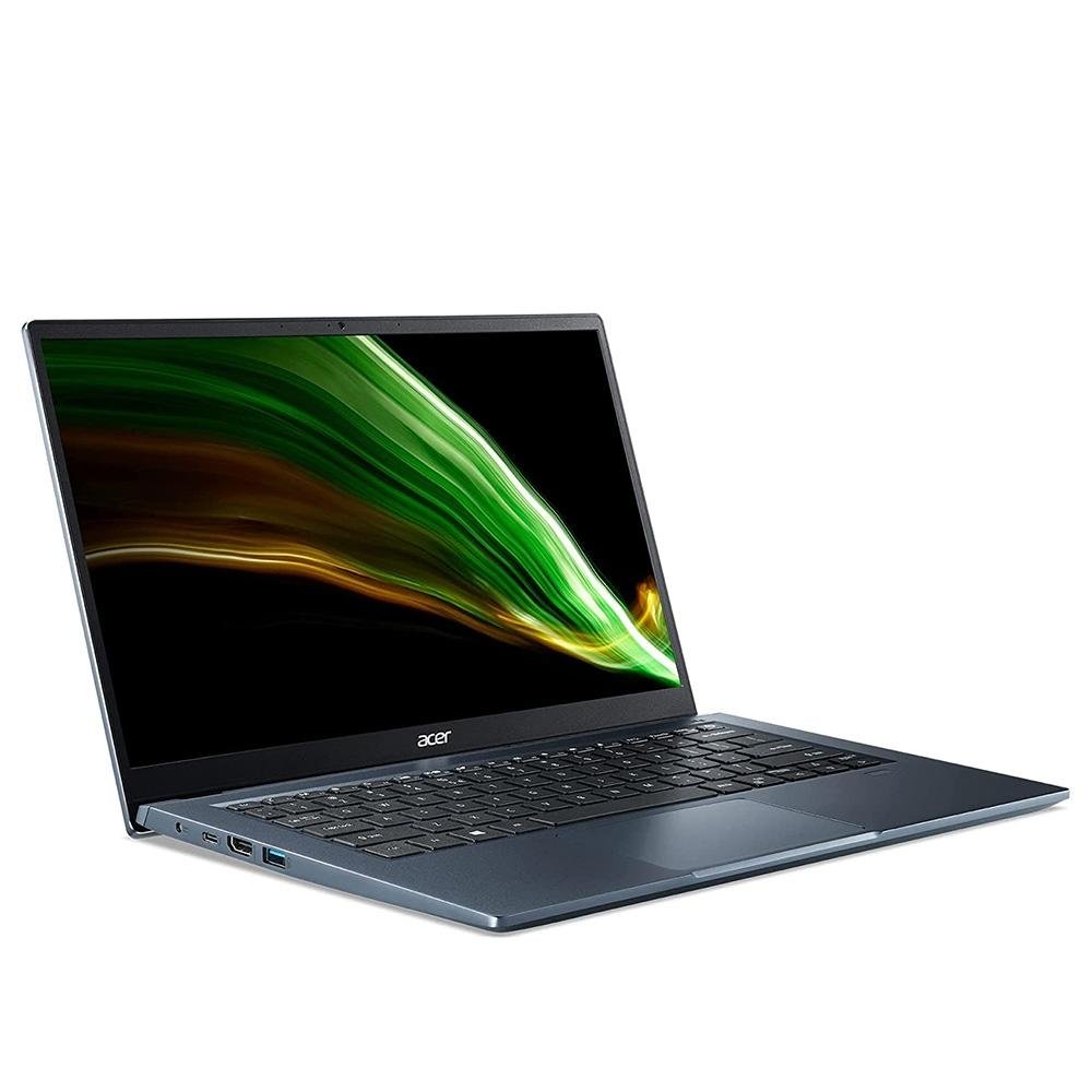 Imagem 3 de 8 do produto Notebook Acer Swift 3 Evo Intel Core i5-1135G7, 8GB RAM, SSD 512GB, 14" FHD, IPS, Iris Xe, Win 11 SL, Leitor Bio, Azul - SF314-511-55CK