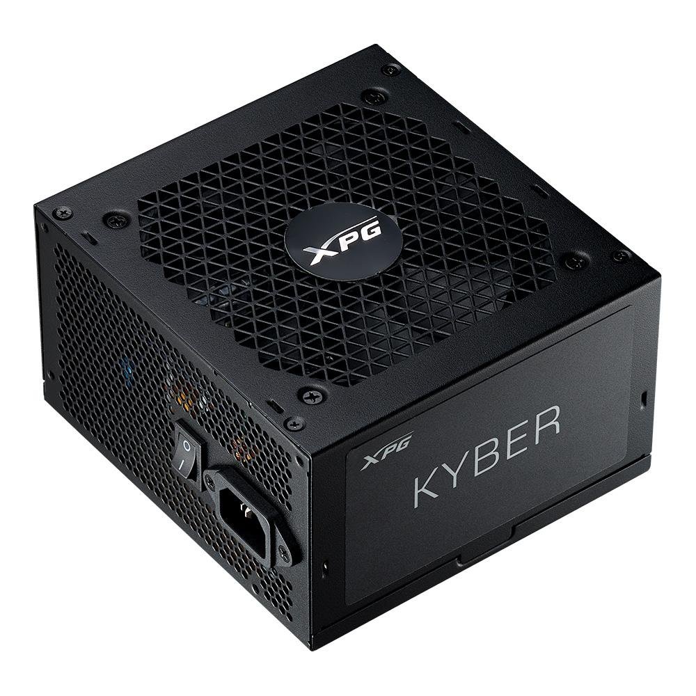 Fonte XPG Kyber, 850W, 80 Plus Gold, Com Cabo, Preto - KYBER850G-BKCBR