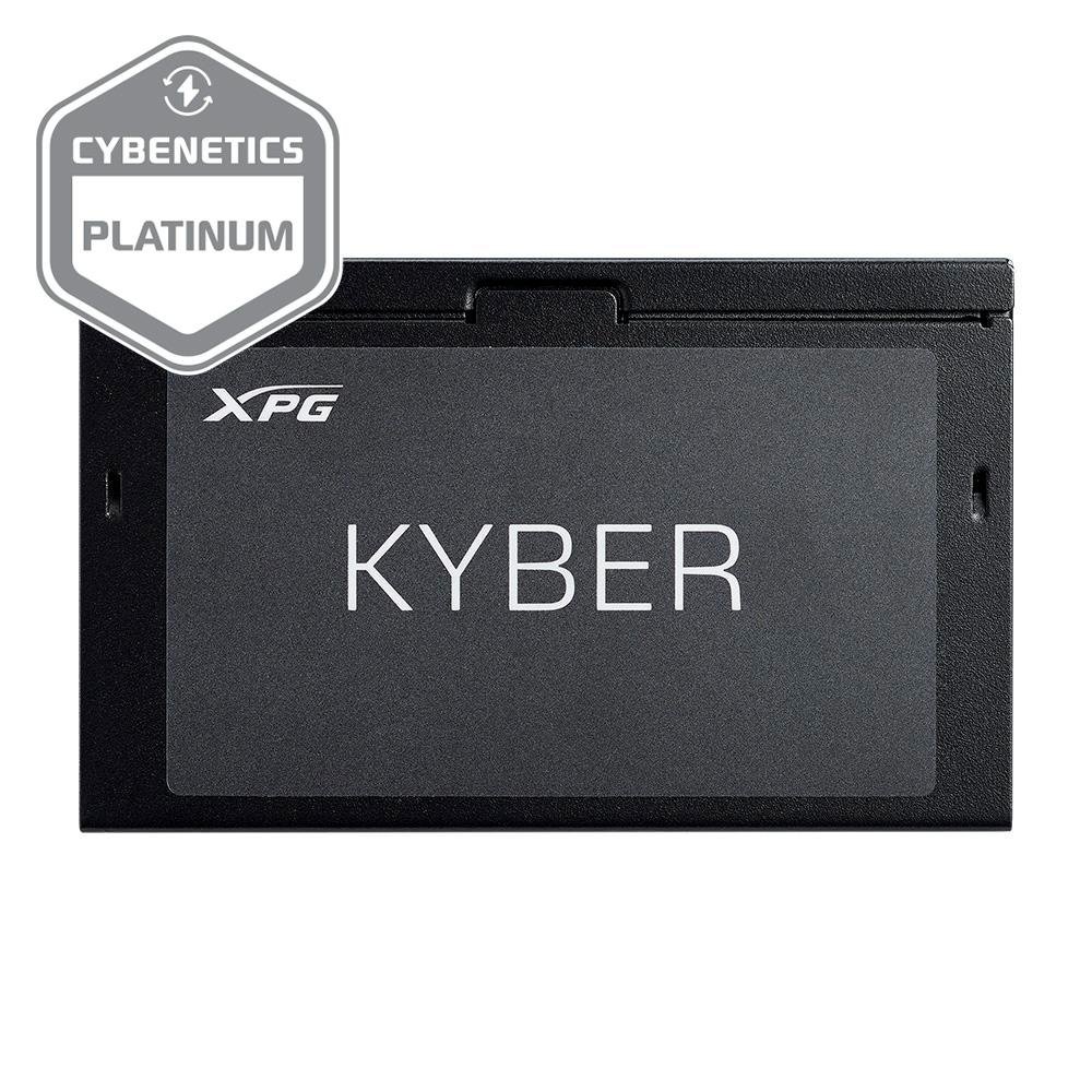 Fonte XPG Kyber, 850W, 80 Plus Gold, Com Cabo, Preto - KYBER850G-BKCBR