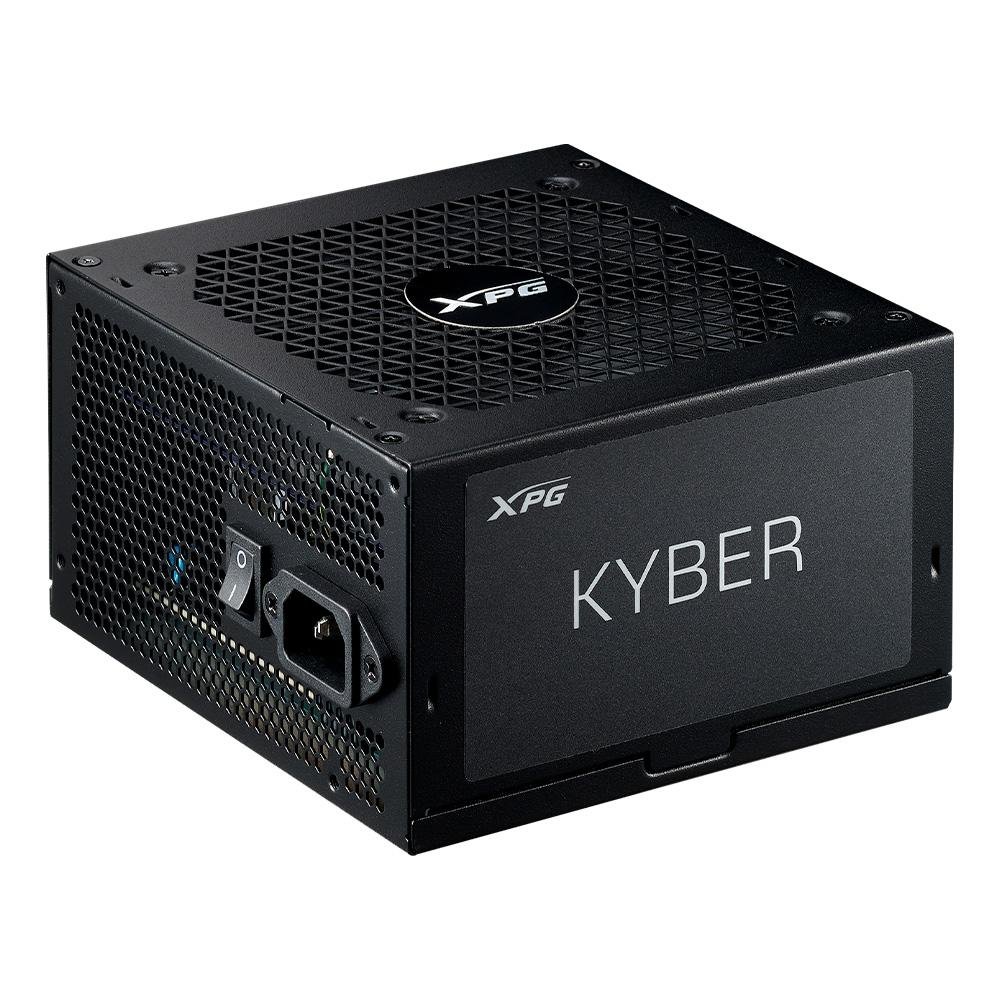 Fonte XPG Kyber, 750W, 80 Plus Gold, PFC Ativo, Com Cabo, Preto - KYBER750G-BKCBR Fonte XPG Kyber, 750W, 80 Plus Gold, PFC Ativo, Com Cabo, Preto - KYBER750G-BKCBR