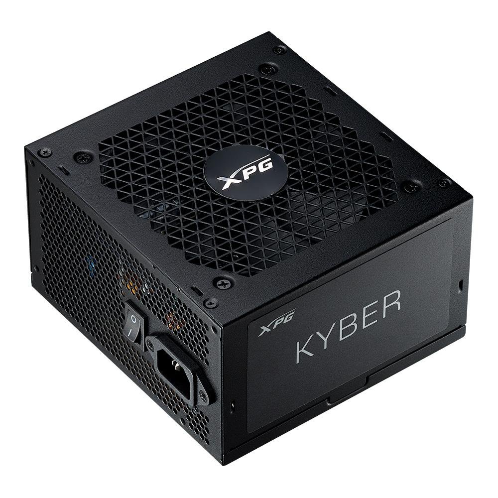 Fonte XPG Kyber, 750W, 80 Plus Gold, PFC Ativo, Com Cabo, Preto - KYBER750G-BKCBR Fonte XPG Kyber, 750W, 80 Plus Gold, PFC Ativo, Com Cabo, Preto - KYBER750G-BKCBR