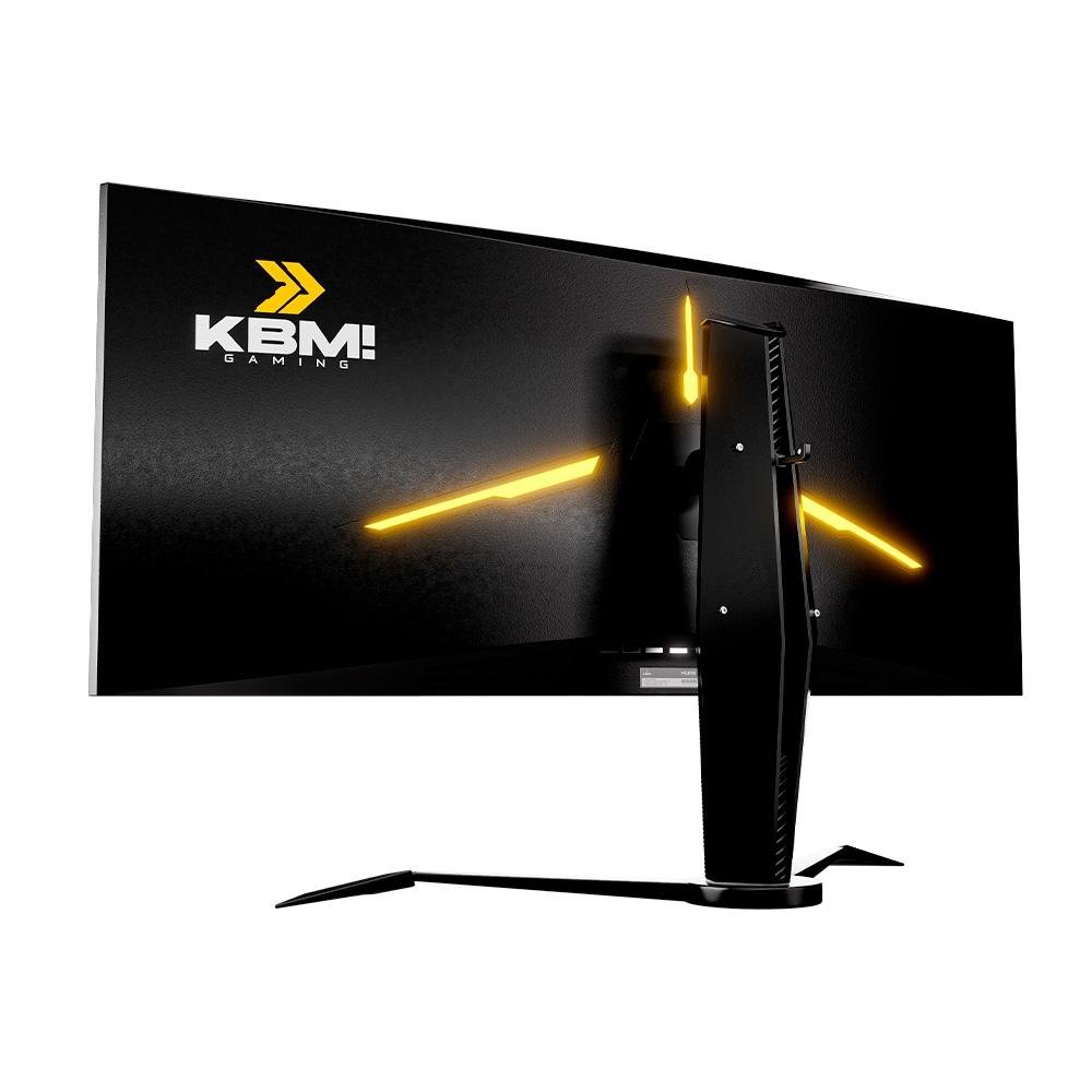 Monitor Gamer KBM! Gaming MG800 34" QHD, Ultrawide, 180Hz, 1ms, HDMI e DP, Adaptive Sync, 95% SRGB, Preto - KGMG80034PT