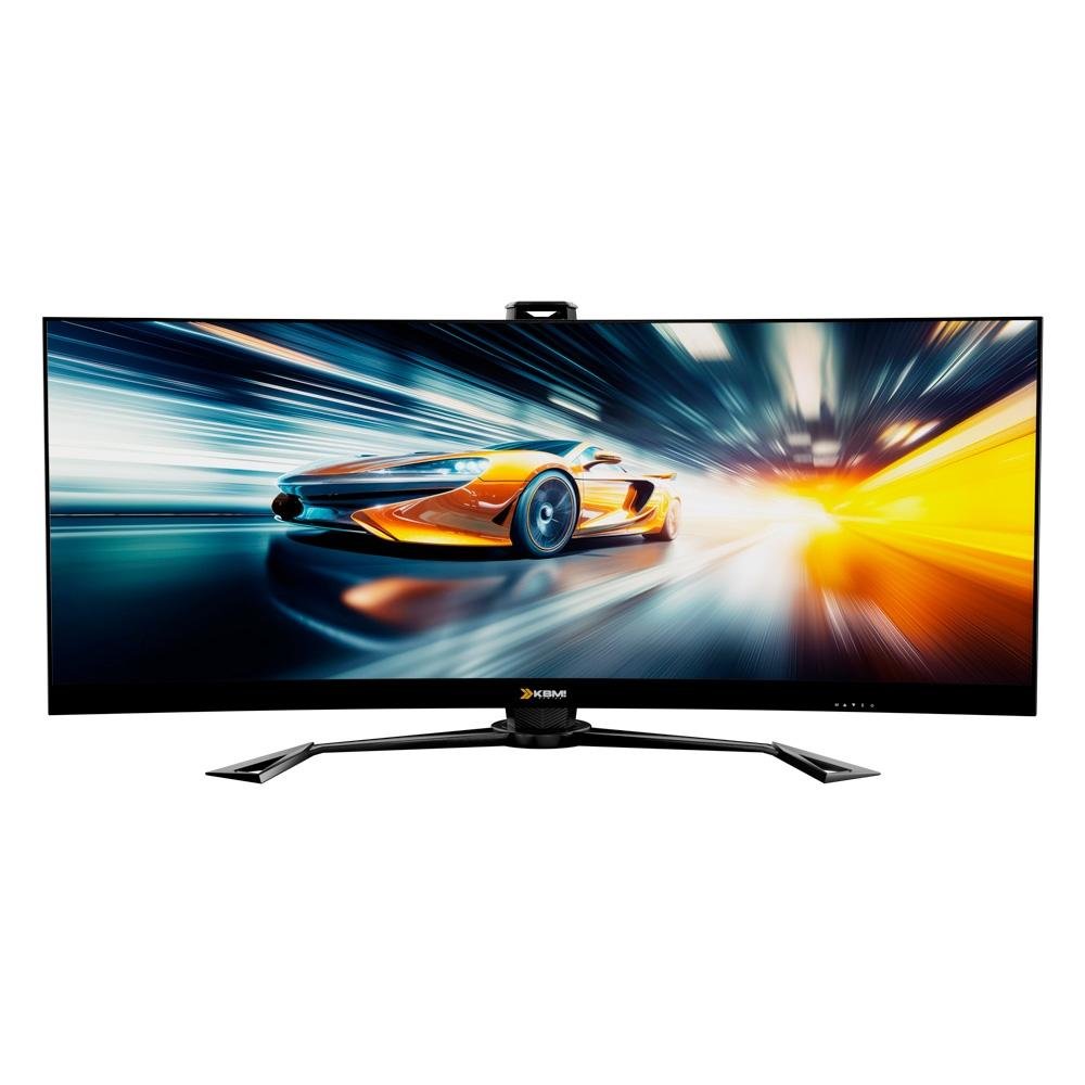 Monitor Gamer KBM! Gaming MG800 34" QHD, Ultrawide, 180Hz, 1ms, HDMI e DP, Adaptive Sync, 95% SRGB, Preto - KGMG80034PT
