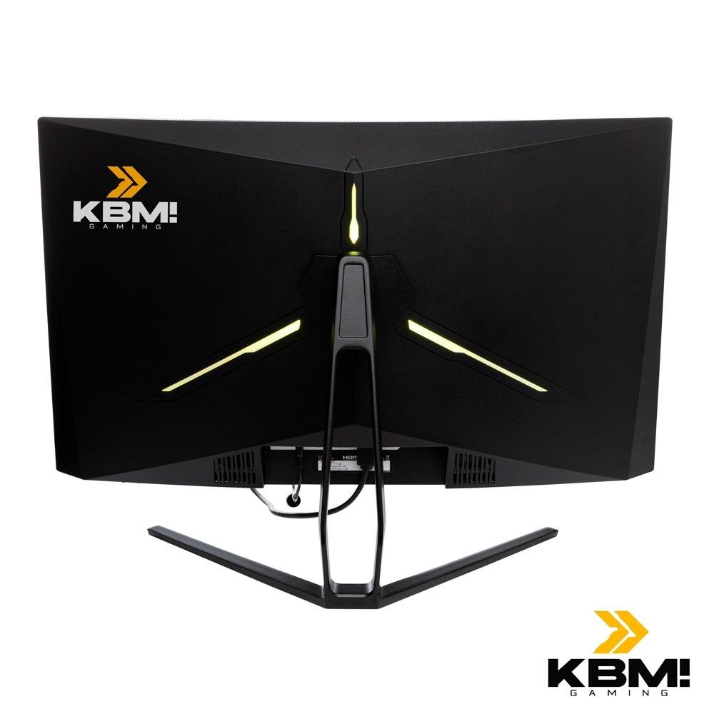 Monitor Gamer Curvo KBM! Gaming MG320 27" Full HD, 180Hz, 1ms, HDMI e DP, Adaptive Sync, Ajuste De Ângulo, Preto - KGMG32027PT Monitor Gamer Curvo KBM! Gaming MG320 27" Full HD, 180Hz, 1ms, HDMI e DP, Adaptive Sync, Ajuste De Ângulo, Preto - KGMG32027PT