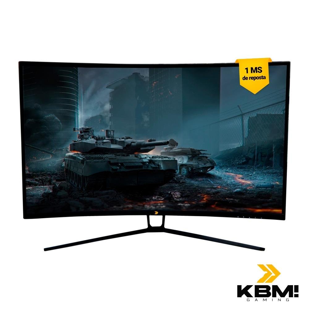 Monitor Gamer Curvo KBM! Gaming MG330 31.5" Full HD, 165Hz, 1ms, HDMI e DP, Adaptive Sync, Ajuste De Ângulo, Preto - KGMG33031PT Monitor Gamer Curvo KBM! Gaming MG330 31.5" Full HD, 165Hz, 1ms, HDMI e DP, Adaptive Sync, Ajuste De Ângulo, Preto - KGMG33031PT