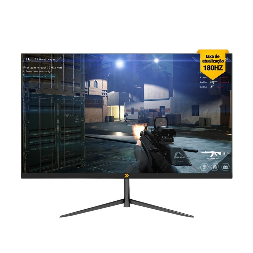Monitor Gamer Curvo KBM! Gaming MG210 23.6" FHD, 180Hz, 1ms, HDMI e DP, Adaptive Sync, Ajuste de Ângulo, Preto - KGMG21023PT Monitor Gamer Curvo KBM! Gaming MG210 23.6" FHD, 180Hz, 1ms, HDMI e DP, Adaptive Sync, Ajuste de Ângulo, Preto - KGMG21023PT