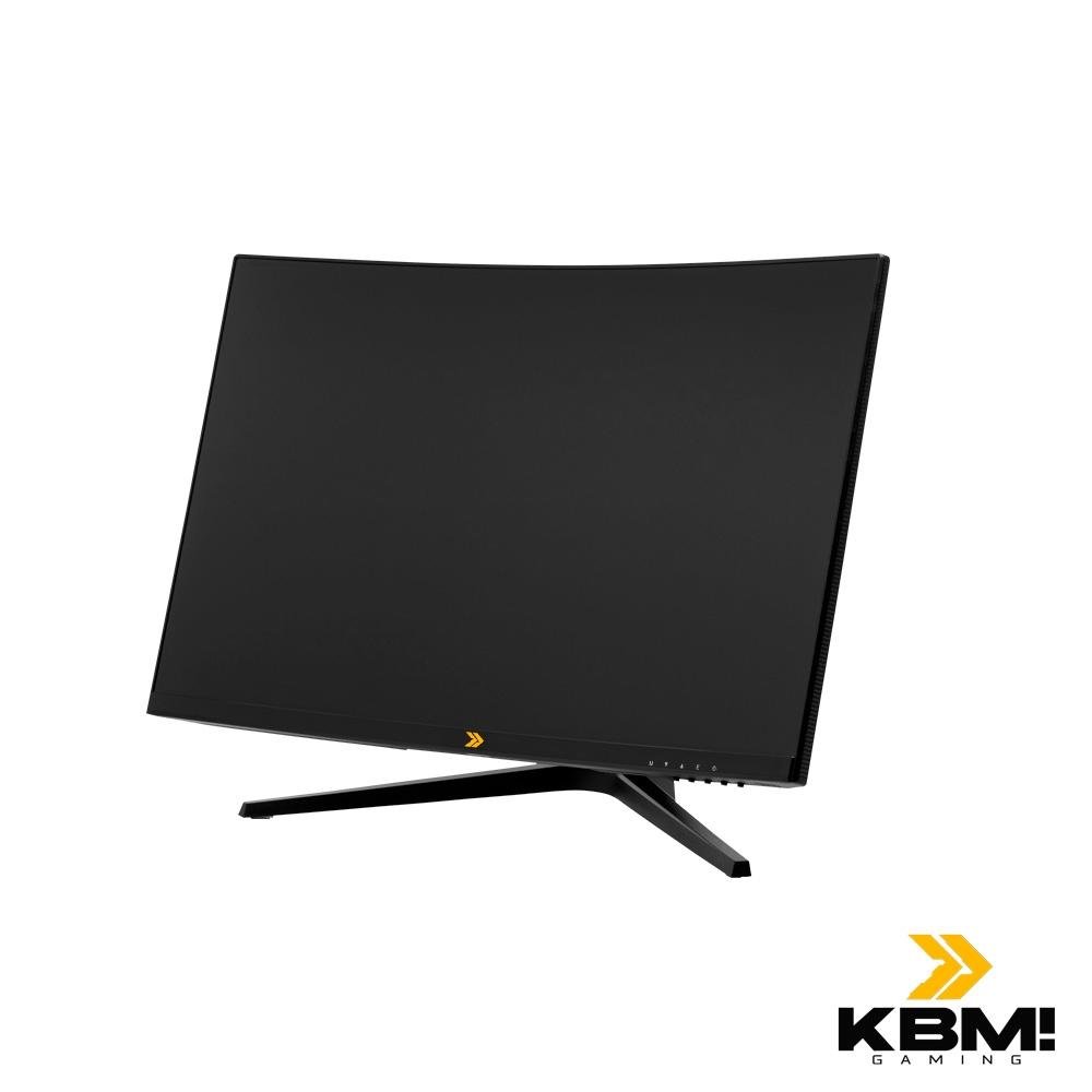 Monitor Gamer Curvo KBM! GAMING MG700 27", 240hz, Full HD, 1ms, DisplayPort e HDMI, 96% SRGB, Adaptive Sync, Ajuste De Altura - KGMG70027PT
