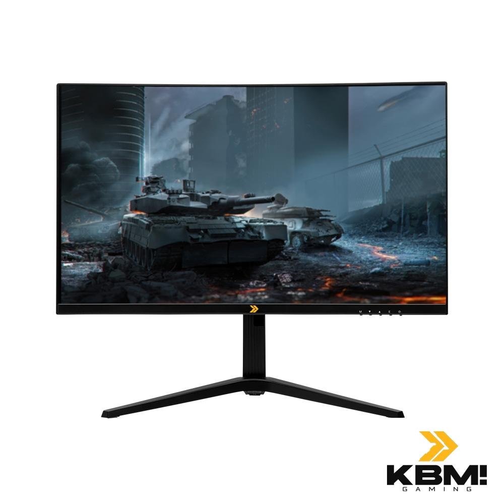 Monitor Gamer Curvo KBM! GAMING MG700 27", 240hz, Full HD, 1ms, DisplayPort e HDMI, 96% SRGB, Adaptive Sync, Ajuste De Altura - KGMG70027PT