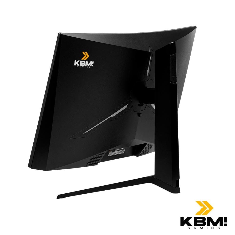 Monitor Gamer Curvo KBM! GAMING MG700 27", 240hz, Full HD, 1ms, DisplayPort e HDMI, 96% SRGB, Adaptive Sync, Ajuste De Altura - KGMG70027PT