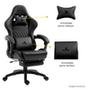 Cadeira Gamer KBM! GAMING Tempest CG600, Preta, Com Almofadas, Descanso Para Pernas Retrátil, Reclinável - KGCG600PT