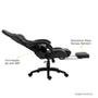 Cadeira Gamer KBM! GAMING Tempest CG600, Preta, Com Almofadas, Descanso Para Pernas Retrátil, Reclinável - KGCG600PT