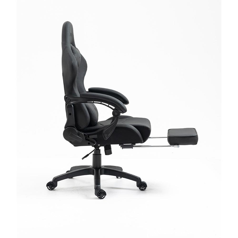 Cadeira Gamer KBM! GAMING Tempest CG500 Preta Com Almofadas, Descanso Para Pernas Retrátil, Reclinável - KGCG500PT Cadeira Gamer KBM! GAMING Tempest CG500 Preta Com Almofadas, Descanso Para Pernas Retrátil, Reclinável - KGCG500PT