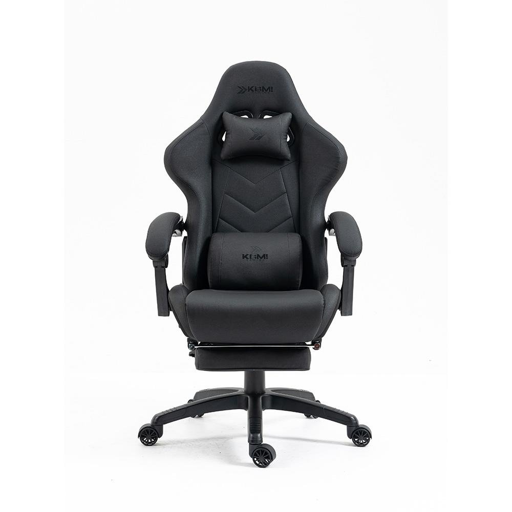 Cadeira Gamer KBM! GAMING Tempest CG500 Preta Com Almofadas, Descanso Para Pernas Retrátil, Reclinável - KGCG500PT Cadeira Gamer KBM! GAMING Tempest CG500 Preta Com Almofadas, Descanso Para Pernas Retrátil, Reclinável - KGCG500PT