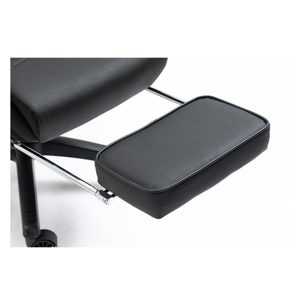 Imagem 9 de 11 do produto Cadeira Gamer KBM! GAMING Tempest CG500 Preta Com Almofadas, Descanso Para Pernas Retrátil, Reclinável - KGCG500PT