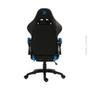 Cadeira Gamer KBM! GAMING Tempest CG500, Preta e Azul, Com Almofadas, Descanso Para Pernas Retrátil, Reclinável - KGCG500PTAZ