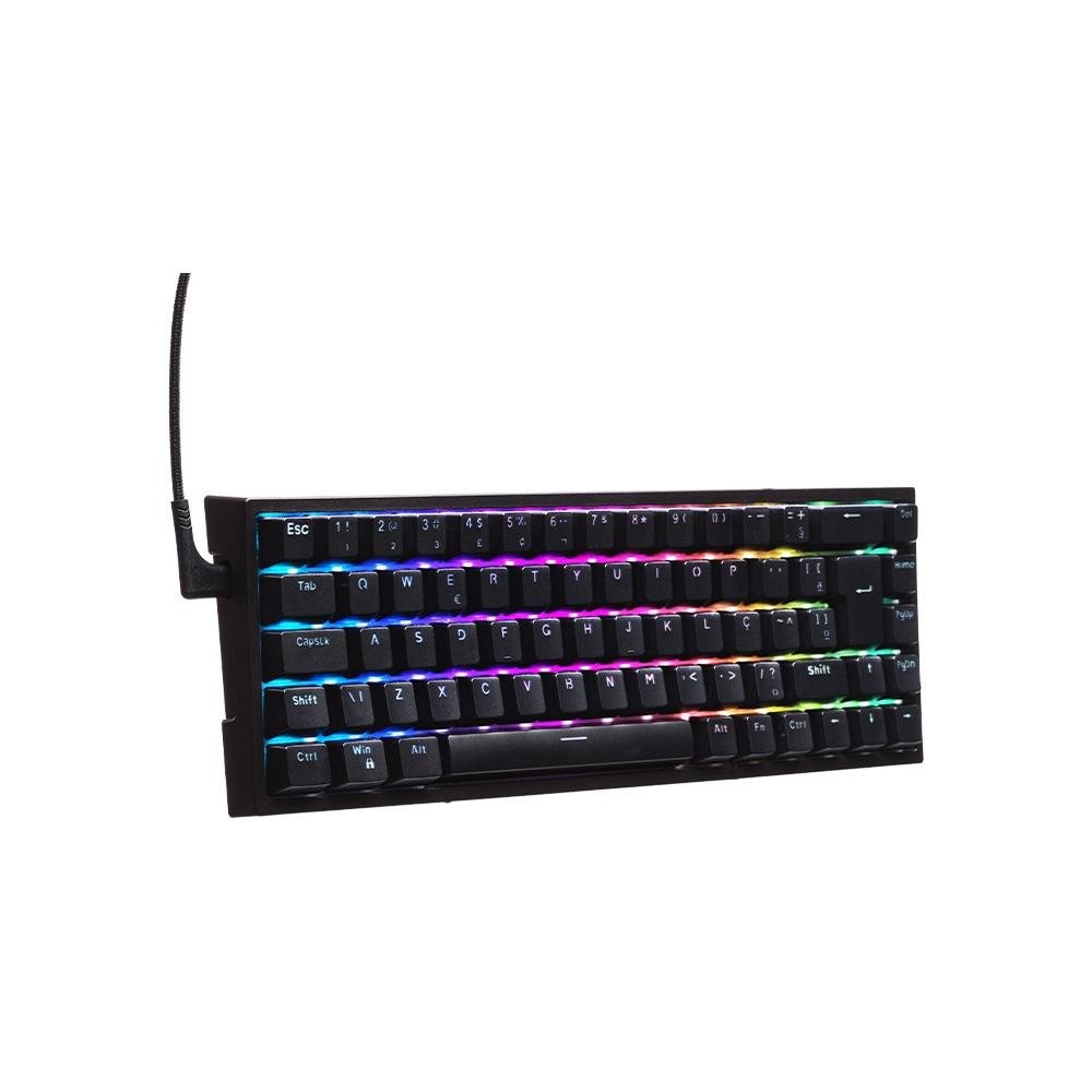 Teclado Mecânico Gamer KBM! GAMING TG700, Preto, 65% e ABNT2, RGB, Switch Gateron Red - KGTG700PTVR Teclado Mecânico Gamer KBM! GAMING TG700, Preto, 65% e ABNT2, RGB, Switch Gateron Red - KGTG700PTVR