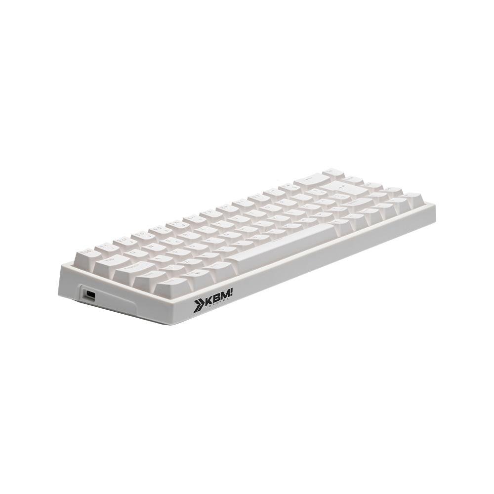 Teclado Mecânico Gamer KBM! GAMING TG700, Branco, 65% e ABNT2, RGB, Switch Gateron Red - KGTG700BRVR