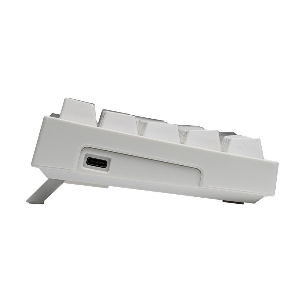 Teclado Mecânico Gamer KBM! GAMING TG700, Branco, 65% e ABNT2, RGB, Switch Gateron Red - KGTG700BRVR