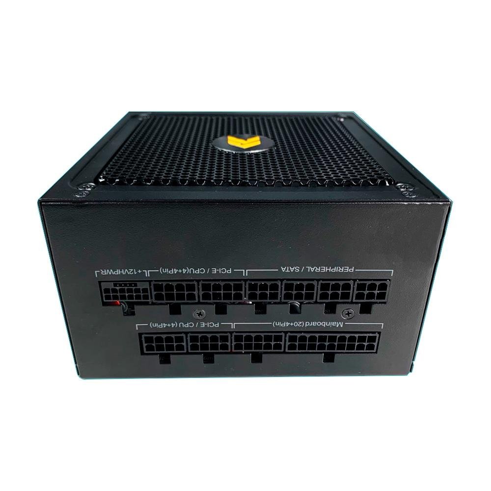 Imagem 4 de 6 do produto Fonte KBM! GAMING FN850, 850W, 80 Plus Gold, Cybenetics Gold, Full Modular, PFC Ativo, Com Cabo, Preto - KGFN85085PT