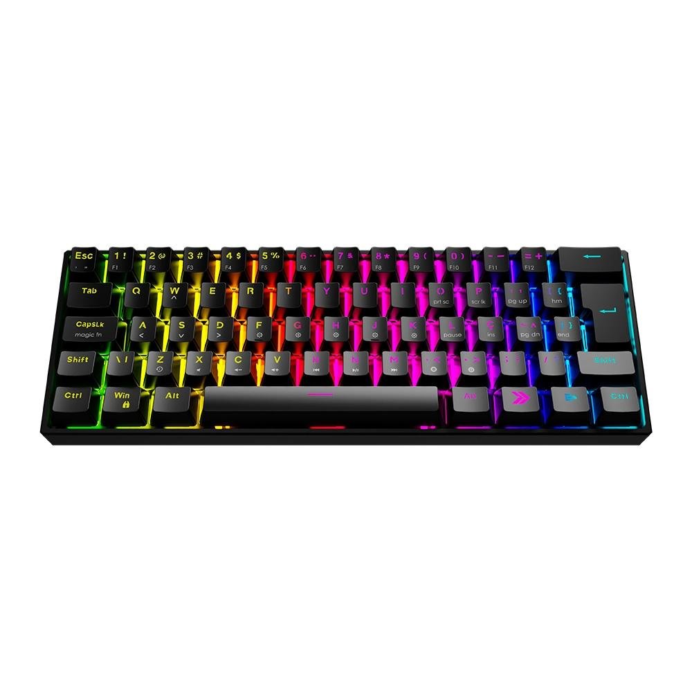 Imagem 4 de 5 do produto Teclado Mecânico Gamer KBM! GAMING TG600, Preto, 60% e ABNT2, RGB, Switch Gateron Red - KGTG600PTVR