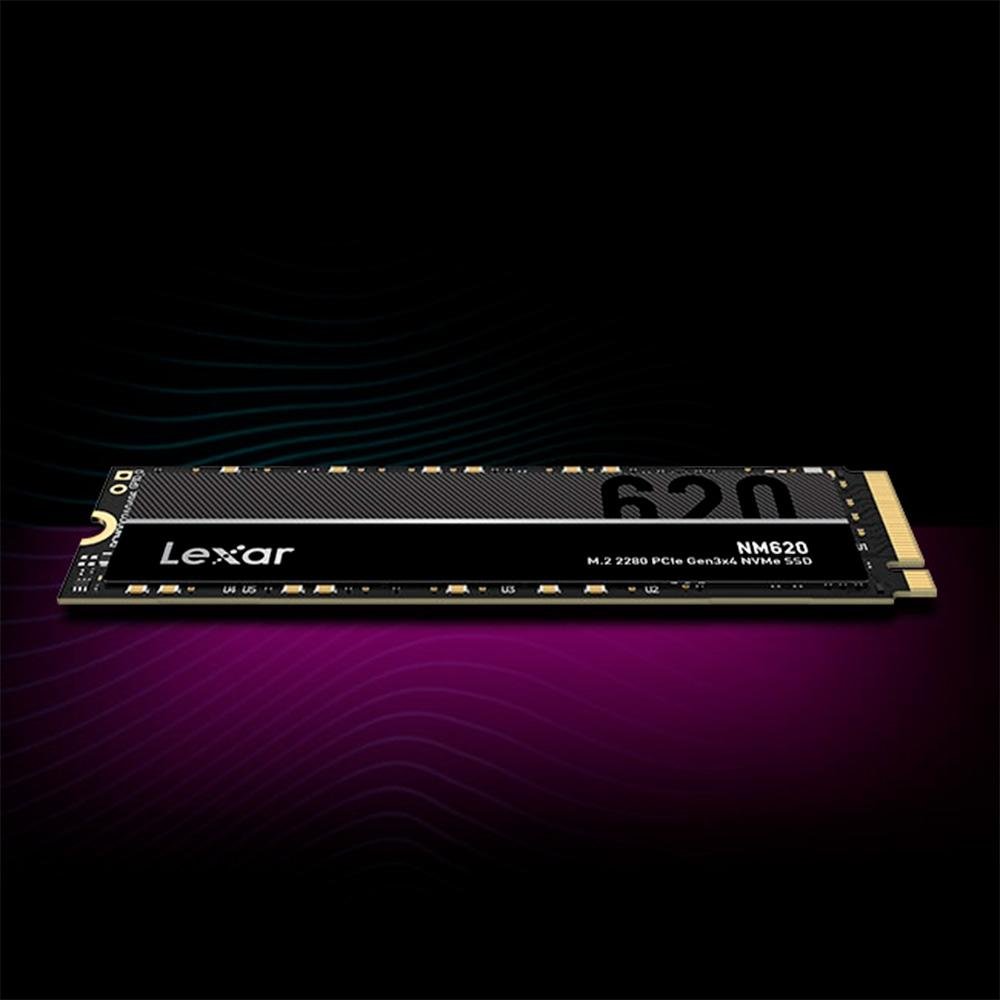 Imagem 6 de 7 do produto SSD Lexar NVME, 512GB, Leitura 3300MB/s, Gravação 2400MB/s, Preto - LNM620X512G-RNNNU