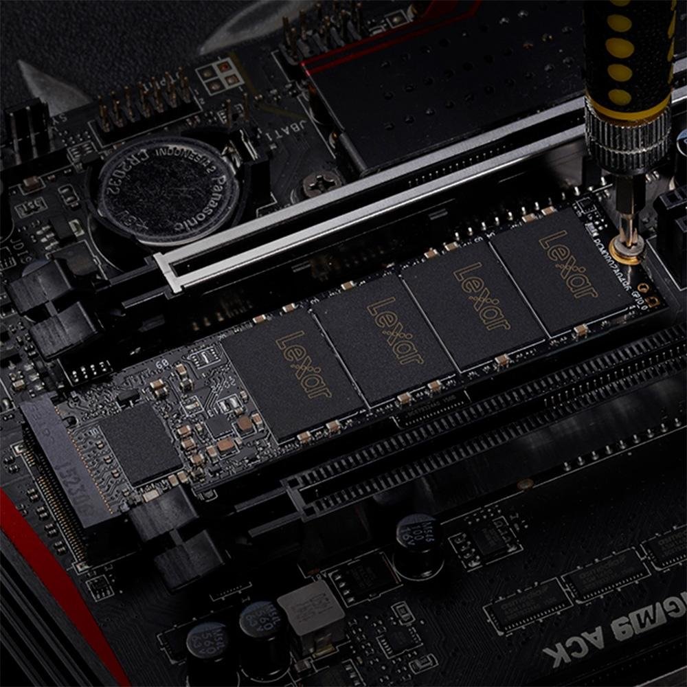 SSD Lexar NVME, 1TB, Leitura 3500MB/s, Gravação 3000MB/s, Preto - LNM620X001T-RNNNU