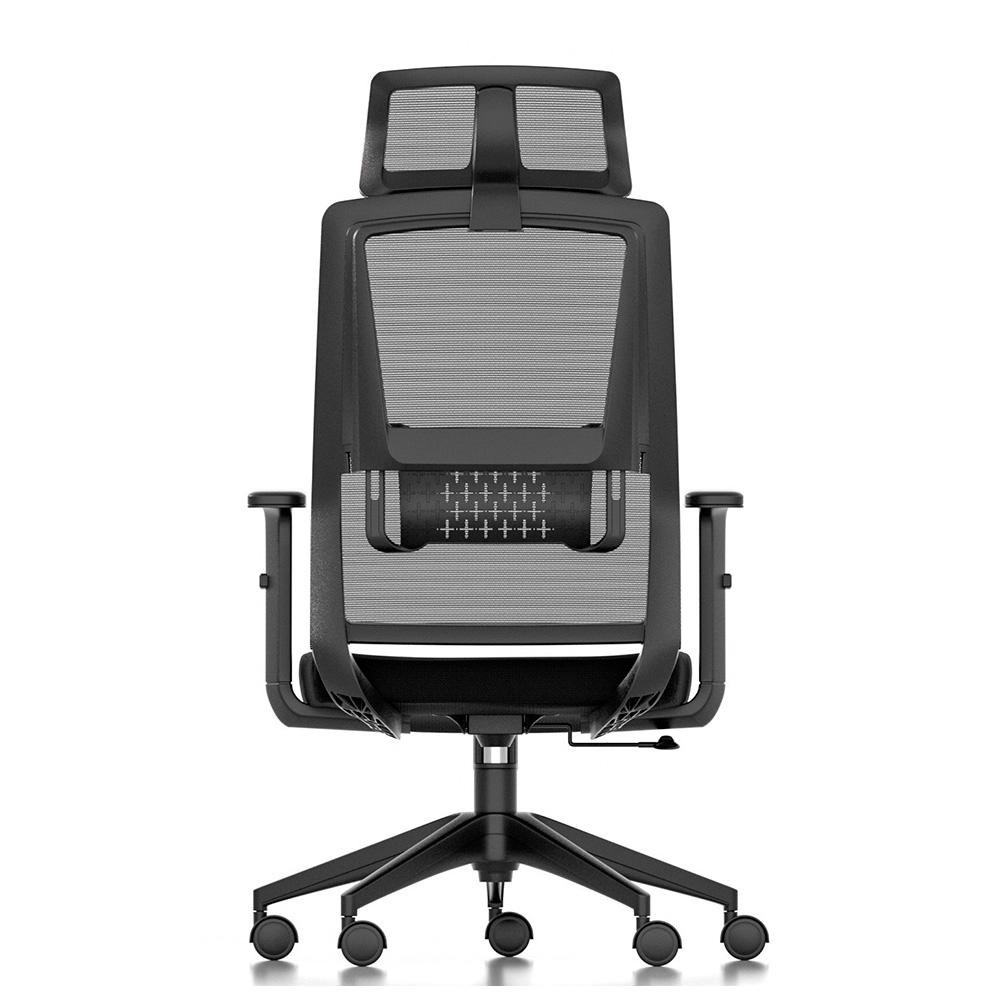 Cadeira Rise Mode Office 03, Até 100Kg, Braço 2D, Tela Mesh, Preto - RM-CO-03-BK - view 4
